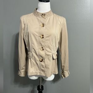 Michael‎ Kors women’s size 6, mini trench jacket